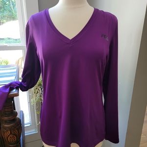 FILA V-neck top